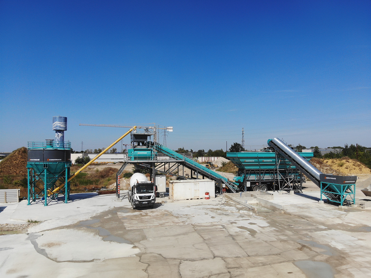 Constmach Mobile Betonmischanlage mit 120 m³/h - Impiant betoni: foto 3 Constmach Mobile Betonmischanlage mit 120 m³/h - Impiant betoni: foto 3