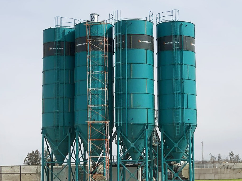 Constmach Silo à Ciment d'une Capacité de 200 Tonnes - Silos për çimento: foto 1 Constmach Silo à Ciment d'une Capacité de 200 Tonnes - Silos për çimento: foto 1