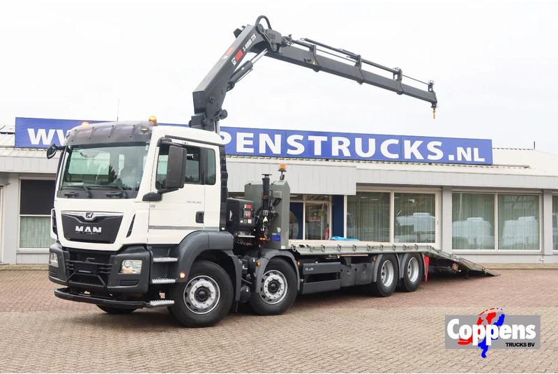 MAN TGS 35.360 Kraanwagen + oprijwagen Hiab 228 E3 - Kamion me vinç: foto 1 MAN TGS 35.360 Kraanwagen + oprijwagen Hiab 228 E3 - Kamion me vinç: foto 1
