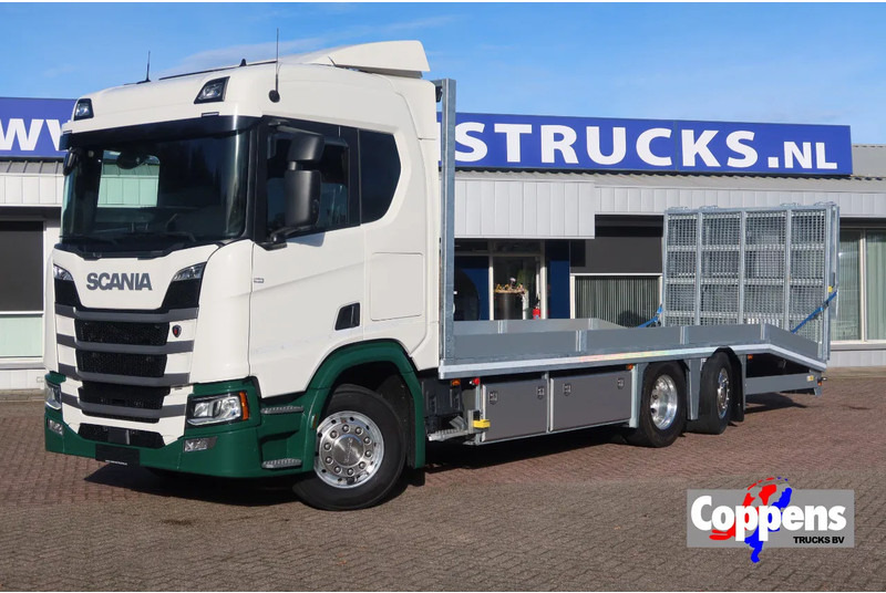 Scania R500 NGS Machine oprijwagen Stuur as. - Autotransportues: foto 1 Scania R500 NGS Machine oprijwagen Stuur as. - Autotransportues: foto 1