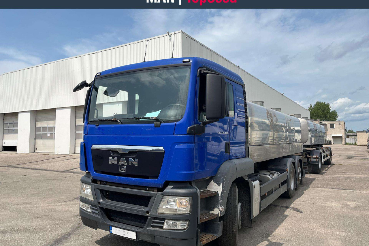 MAN 26.400 6X2-2 Plandex (8633) - Autobot, Rimorkio me bot: foto 1 MAN 26.400 6X2-2 Plandex (8633) - Autobot, Rimorkio me bot: foto 1