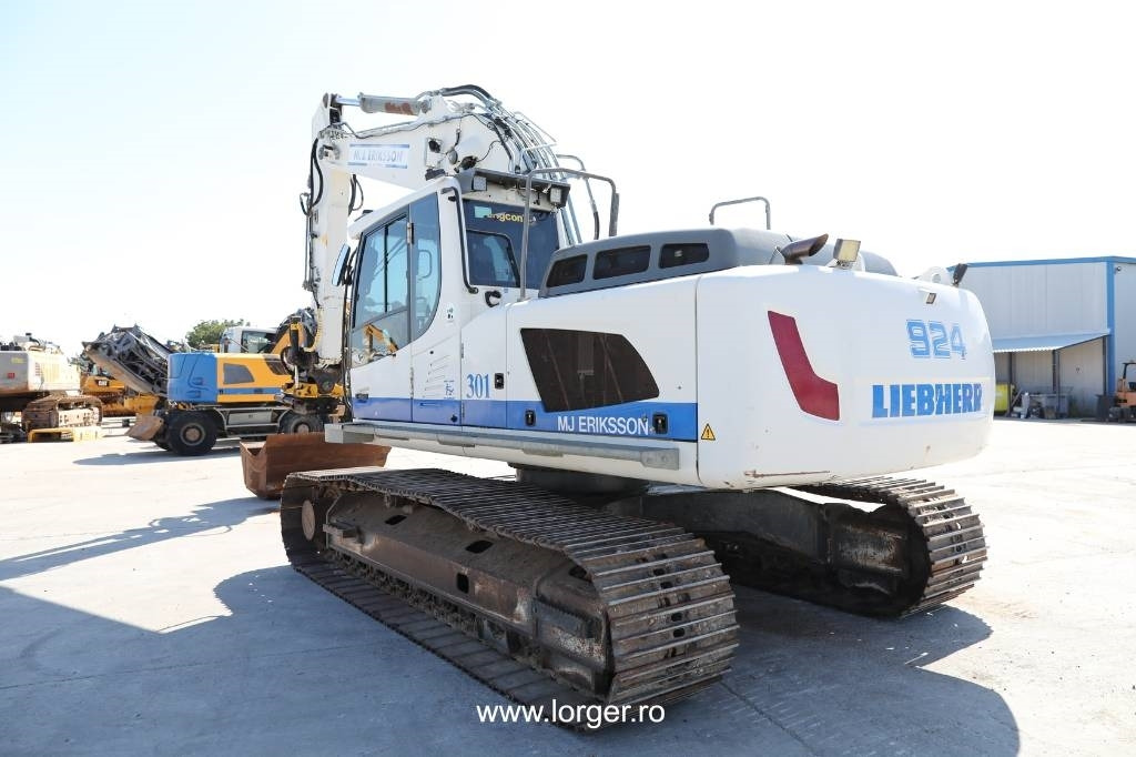 Liebherr R 924 WLC + Engcon Tiltrotator - Ekskavator me zinxhirë: foto 4 Liebherr R 924 WLC + Engcon Tiltrotator - Ekskavator me zinxhirë: foto 4