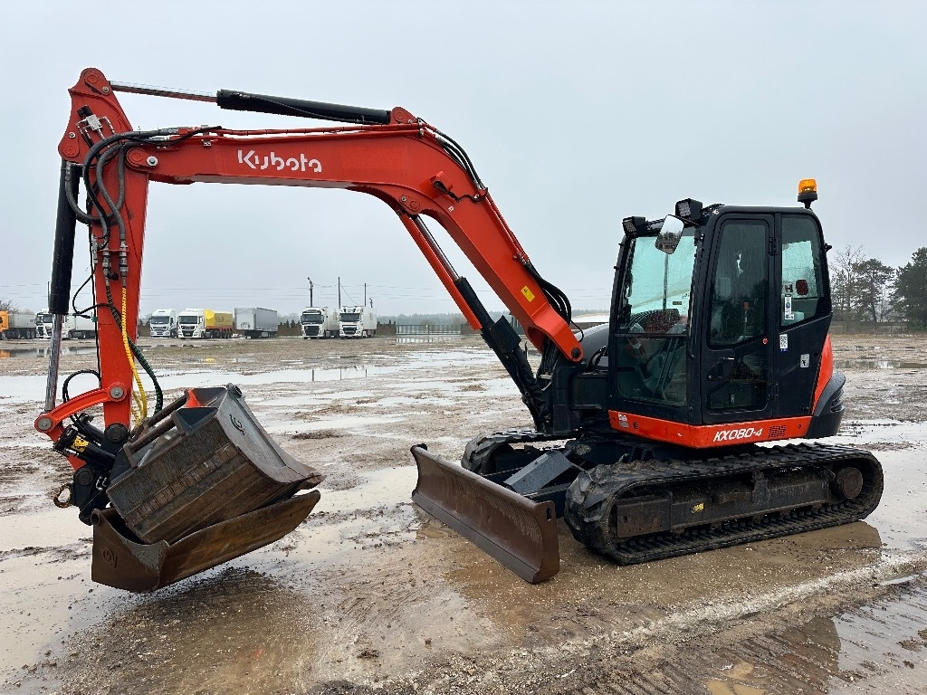 Kubota KX 080-4 ENGCON - Miniekskavator: foto 1 Kubota KX 080-4 ENGCON - Miniekskavator: foto 1