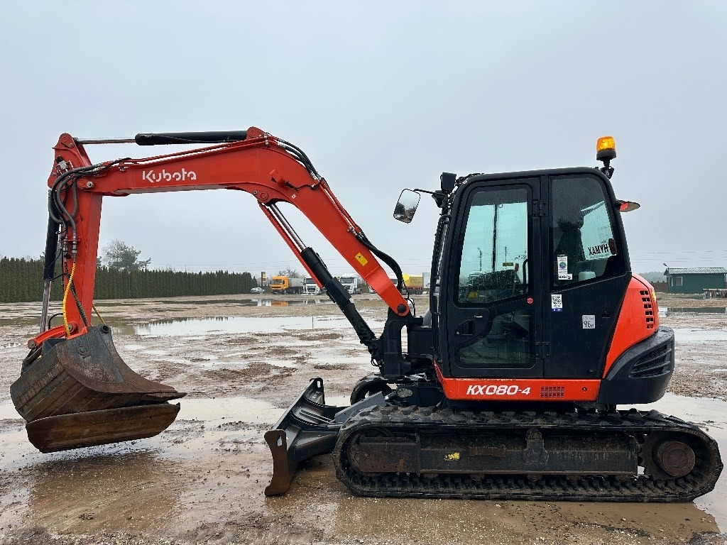Kubota KX 080-4 ENGCON - Miniekskavator: foto 2 Kubota KX 080-4 ENGCON - Miniekskavator: foto 2