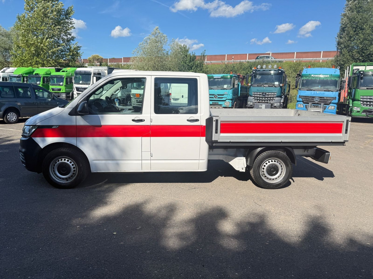 Kamioncine me karroceri, Kamioncine dopio kabinë Volkswagen T6 Transporter Pritsche DKL ang 4MOTION: foto 7