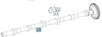 Wałek rozrządu ssący (dolot) Mercedes om 935/936 - Boshti me gunga për Kamioni: foto 1 Wałek rozrządu ssący (dolot) Mercedes om 935/936 - Boshti me gunga për Kamioni: foto 1