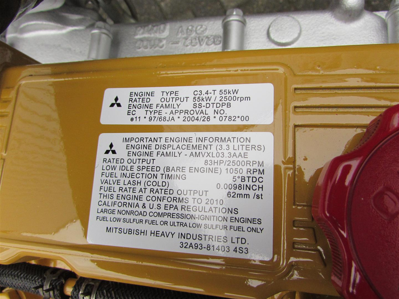 CATERPILLAR / MITSUBISHI RECON S4S-DT73CWL CAT C3.4 55kW-2500Rpm - Motori për Fadrom: foto 2 CATERPILLAR / MITSUBISHI RECON S4S-DT73CWL CAT C3.4 55kW-2500Rpm - Motori për Fadrom: foto 2