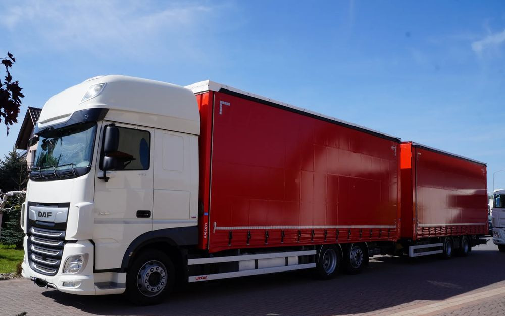 DAF XF 480 EURO 6 ZESTAW TANDEM PRZEJAZDOWY 120 M3 7,8 M + 7,8 M WECON - Kamion me tendë: foto 2 DAF XF 480 EURO 6 ZESTAW TANDEM PRZEJAZDOWY 120 M3 7,8 M + 7,8 M WECON - Kamion me tendë: foto 2