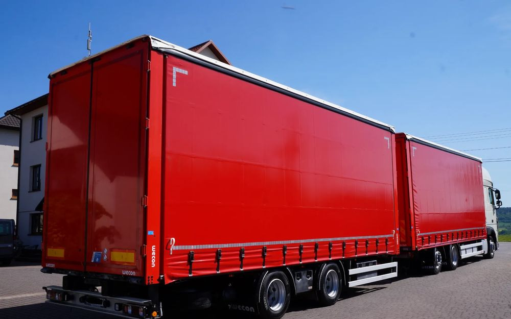 DAF XF 480 EURO 6 ZESTAW TANDEM PRZEJAZDOWY 120 M3 7,8 M + 7,8 M WECON - Kamion me tendë: foto 4 DAF XF 480 EURO 6 ZESTAW TANDEM PRZEJAZDOWY 120 M3 7,8 M + 7,8 M WECON - Kamion me tendë: foto 4