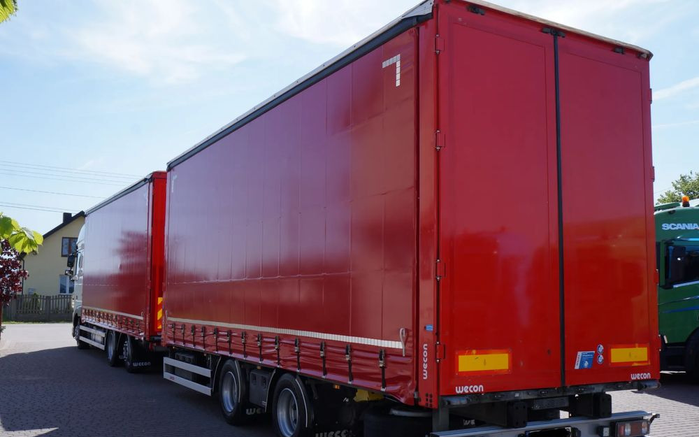 DAF XF 480 EURO 6 ZESTAW TANDEM PRZEJAZDOWY 120 M3 7,8 M + 7,8 M WECON - Kamion me tendë: foto 3 DAF XF 480 EURO 6 ZESTAW TANDEM PRZEJAZDOWY 120 M3 7,8 M + 7,8 M WECON - Kamion me tendë: foto 3