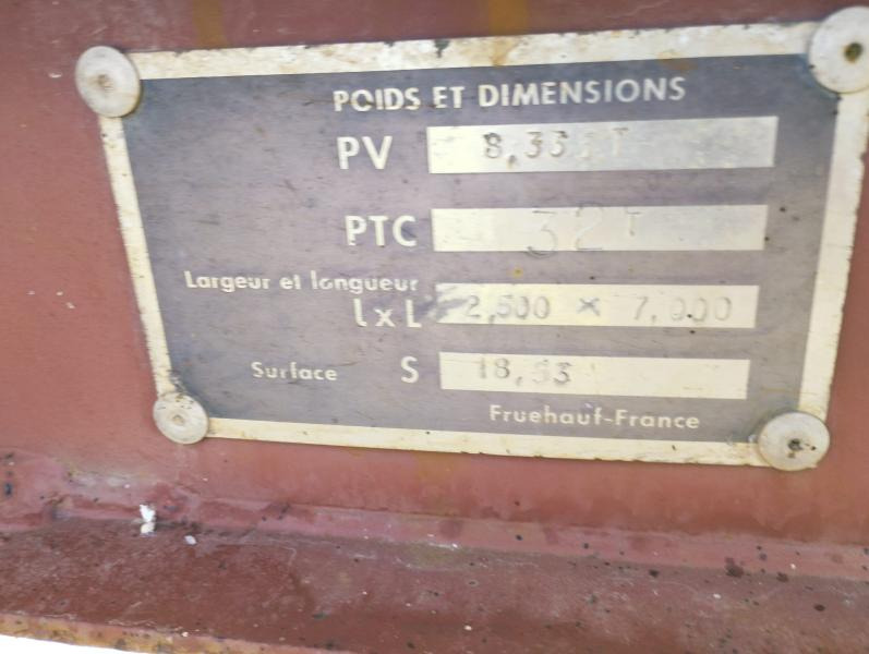 Gjysmë rimorkio vetëshkarkuese FRUEHAUF Semi benne ED 32: foto 8 Gjysmë rimorkio vetëshkarkuese FRUEHAUF Semi benne ED 32: foto 8