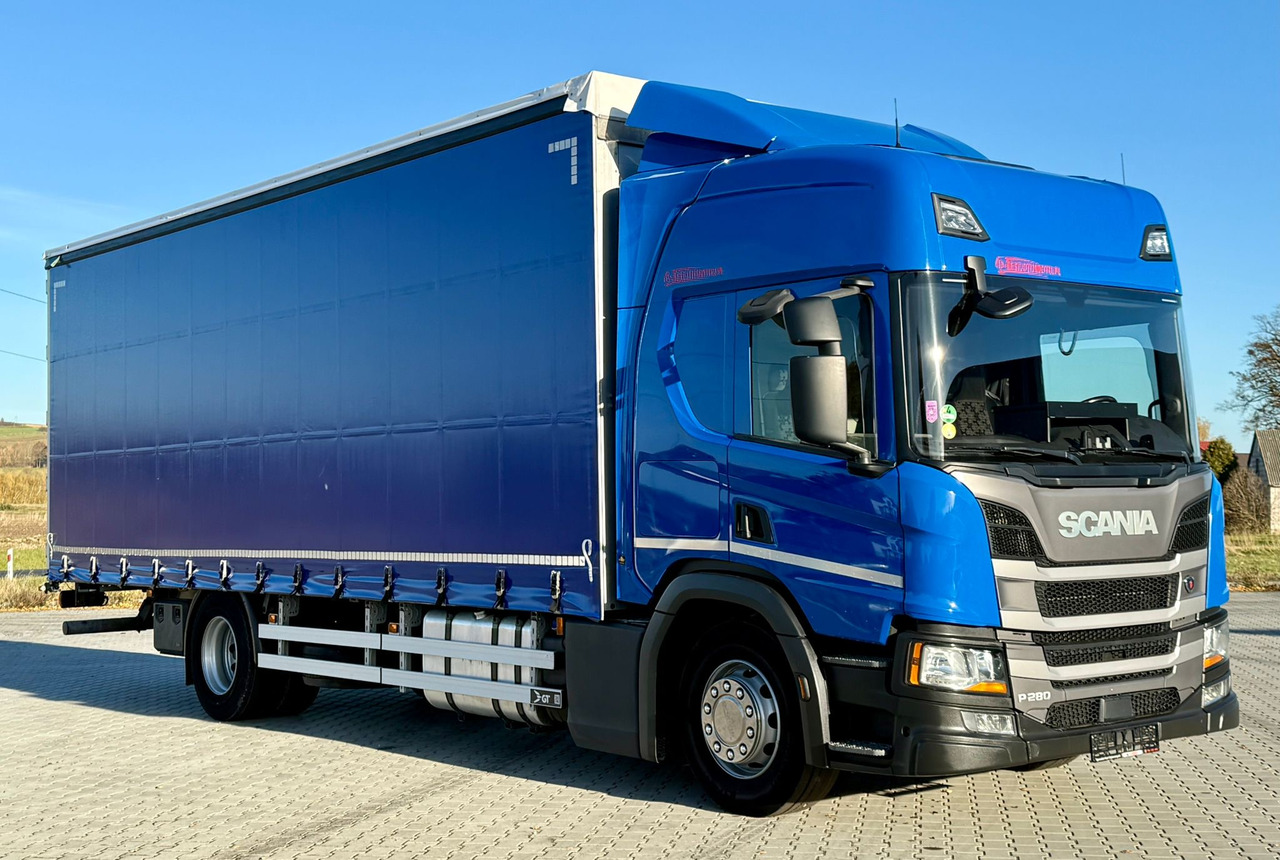 SCANIA P280 / FIRANKA / 20 EUROPALET / SYPIALKA / SILNIK 6 / AUTOMAT - Kamion me tendë: foto 1 SCANIA P280 / FIRANKA / 20 EUROPALET / SYPIALKA / SILNIK 6 / AUTOMAT - Kamion me tendë: foto 1