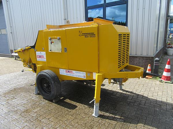 2014 PUTZMEISTER BSA 1005 DC- concrete pump. - Pompë stacionare betoni: foto 2 2014 PUTZMEISTER BSA 1005 DC- concrete pump. - Pompë stacionare betoni: foto 2