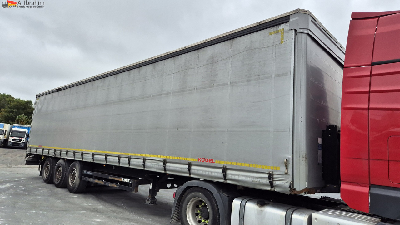 Kögel SN24 Standard, neutrale Plane Edscha, XXL Zertifikat - Gjysmë rimorkio me tendë: foto 1 Kögel SN24 Standard, neutrale Plane Edscha, XXL Zertifikat - Gjysmë rimorkio me tendë: foto 1