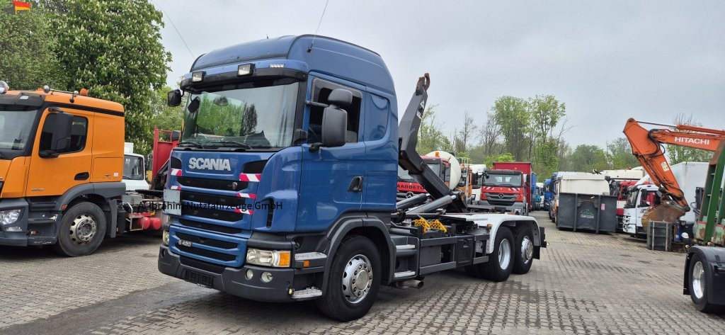 Scania G 420 6x2 Abroller Lift-Lenkachse VDL Haken - Kamion vetëngarkues: foto 1 Scania G 420 6x2 Abroller Lift-Lenkachse VDL Haken - Kamion vetëngarkues: foto 1