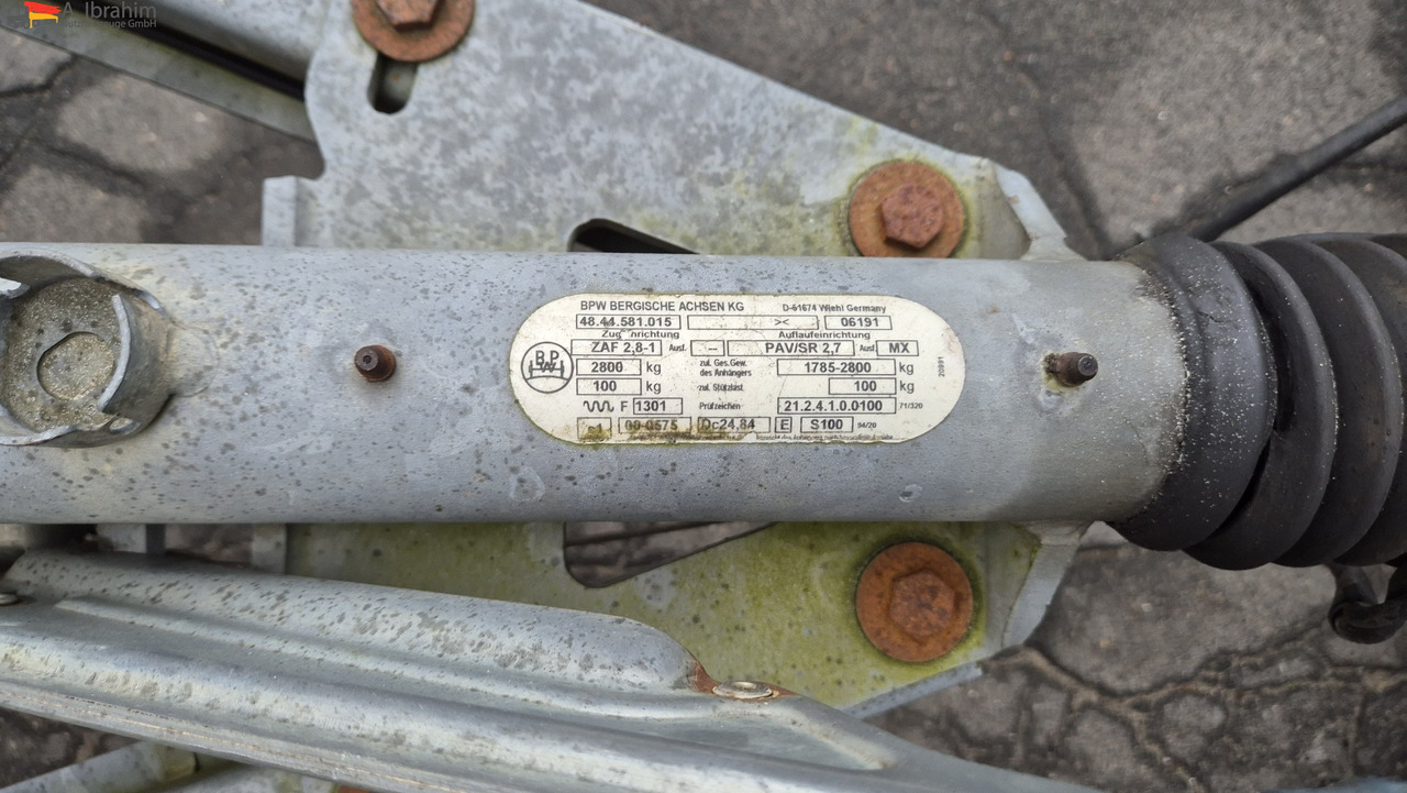 Wagenbouw Hapert K2700 Deichsel verstellbar - Rimorkio me vagonetë të mbyllur: foto 2 Wagenbouw Hapert K2700 Deichsel verstellbar - Rimorkio me vagonetë të mbyllur: foto 2