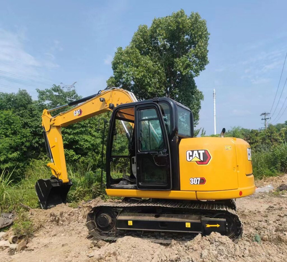 Caterpillar 307E - Ekskavator me zinxhirë: foto 1 Caterpillar 307E - Ekskavator me zinxhirë: foto 1
