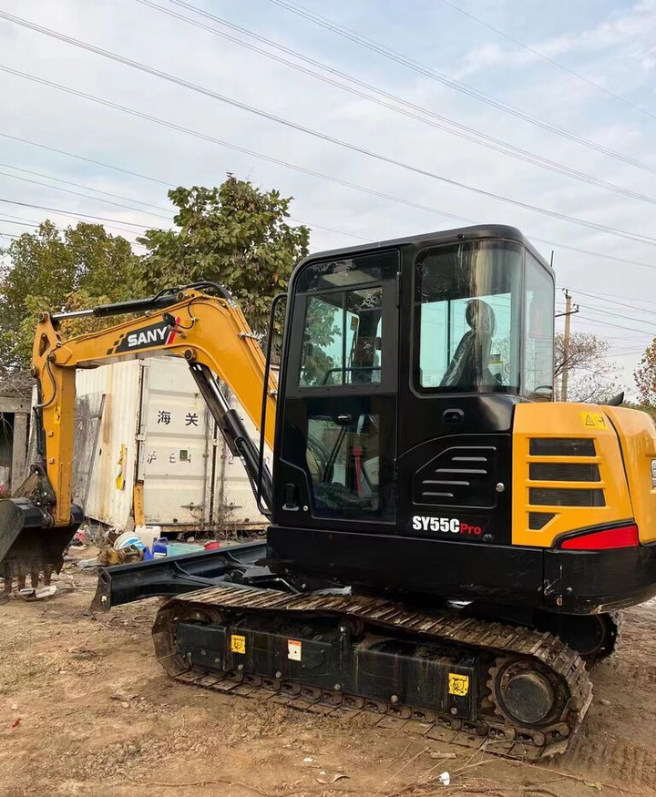 Sany SY55 - Ekskavator me zinxhirë: foto 4 Sany SY55 - Ekskavator me zinxhirë: foto 4