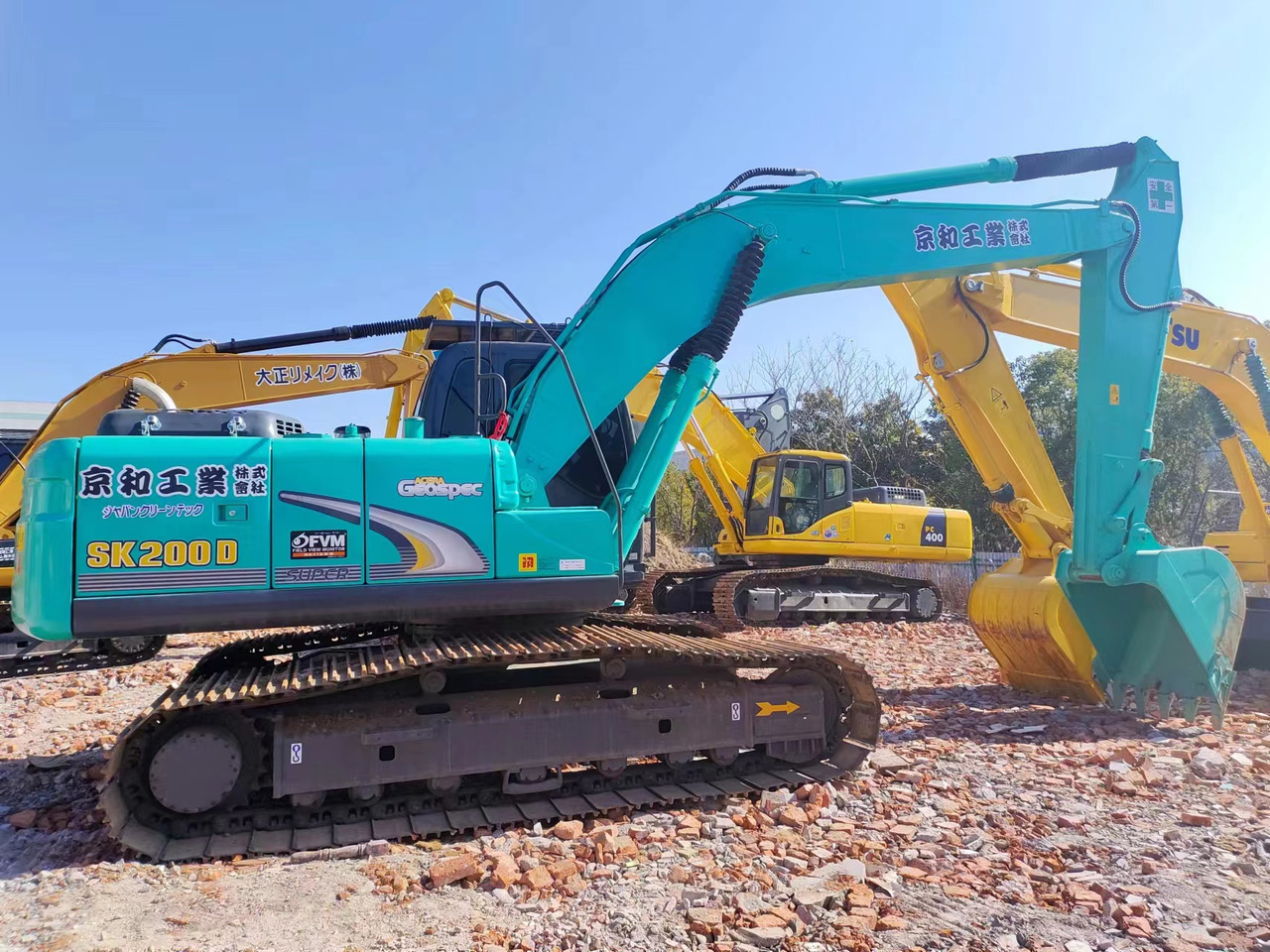 KOBELCO SK200D - Ekskavator me zinxhirë: foto 3 KOBELCO SK200D - Ekskavator me zinxhirë: foto 3