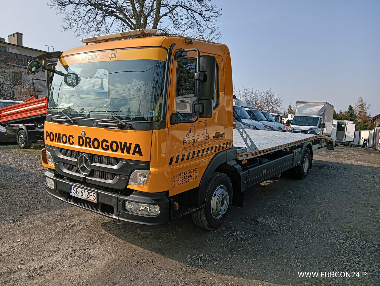 MERCEDES ATEGO 1018 POMOC DROGOWA LAWETA NR 665 - Autotransportues: foto 1 MERCEDES ATEGO 1018 POMOC DROGOWA LAWETA NR 665 - Autotransportues: foto 1