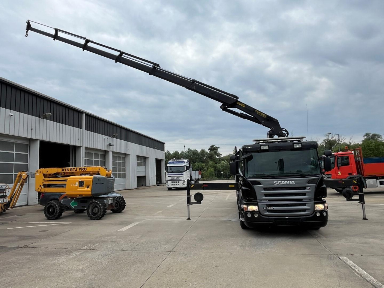 Kamion me karroceri të hapur, Kamion me vinç SCANIA P320, +RC, valník Crane PK 20002: foto 16