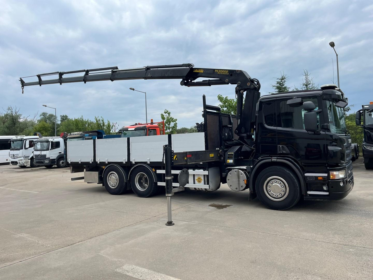 Kamion me karroceri të hapur, Kamion me vinç SCANIA P320, +RC, valník Crane PK 20002: foto 10