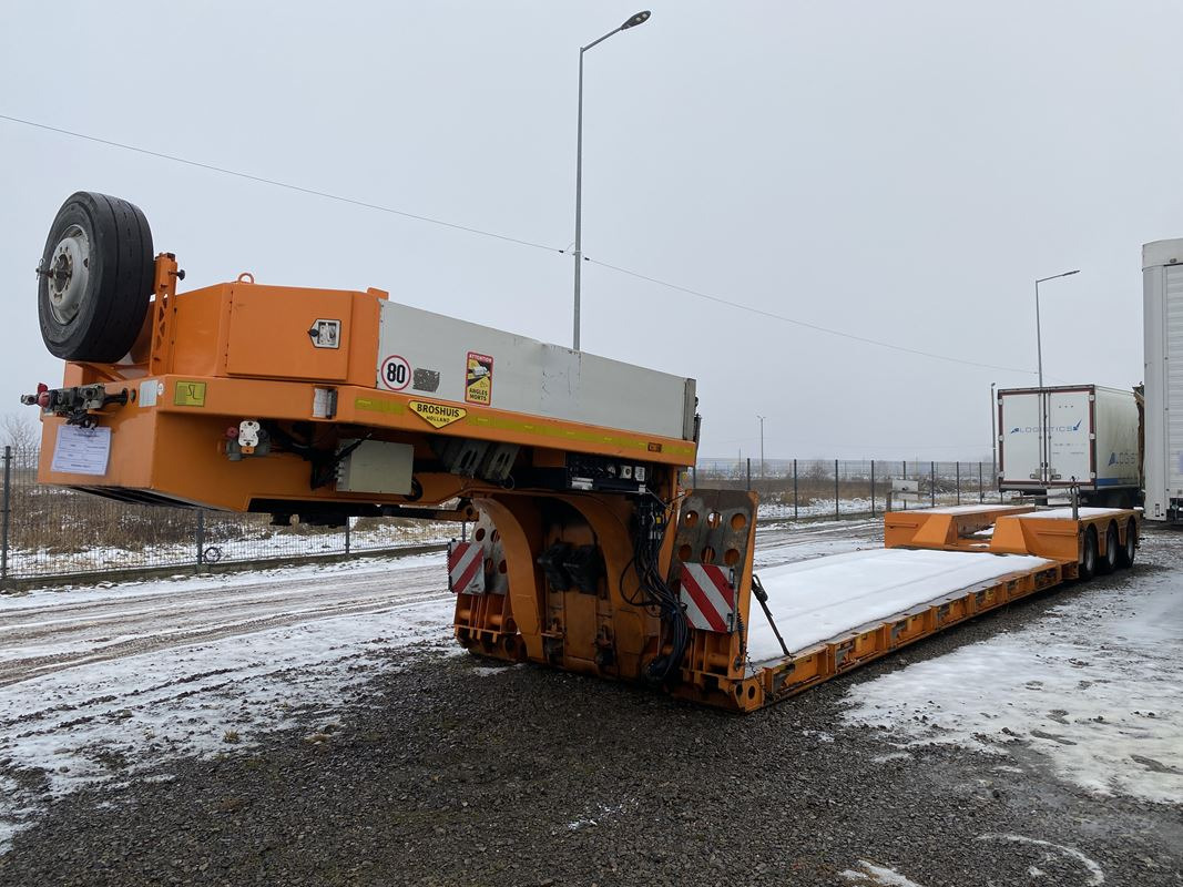 BROSHUIS 3ABD-48 NISKOPODŁOGOWA - Rimorkio me plan ngarkimi të ulët: foto 3 BROSHUIS 3ABD-48 NISKOPODŁOGOWA - Rimorkio me plan ngarkimi të ulët: foto 3