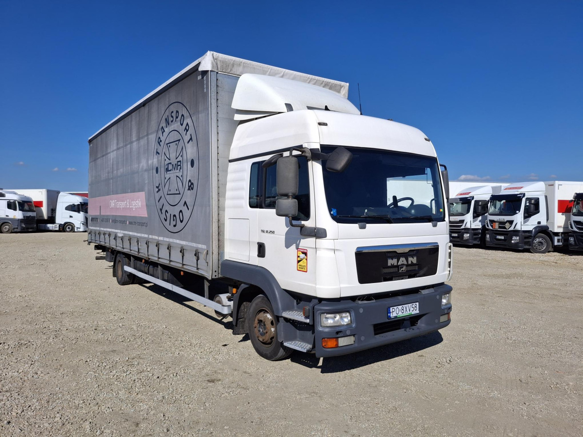 Kamion me tendë MAN/MAN TRUCK TGL12.250 4X2BL SOLÓWKA: foto 1