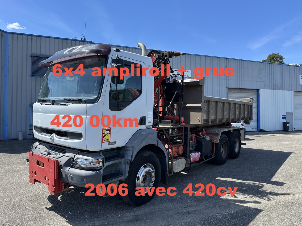 RENAULT KERAX 420DCI - Kamion vetëngarkues, Kamion me vinç: foto 1 RENAULT KERAX 420DCI - Kamion vetëngarkues, Kamion me vinç: foto 1
