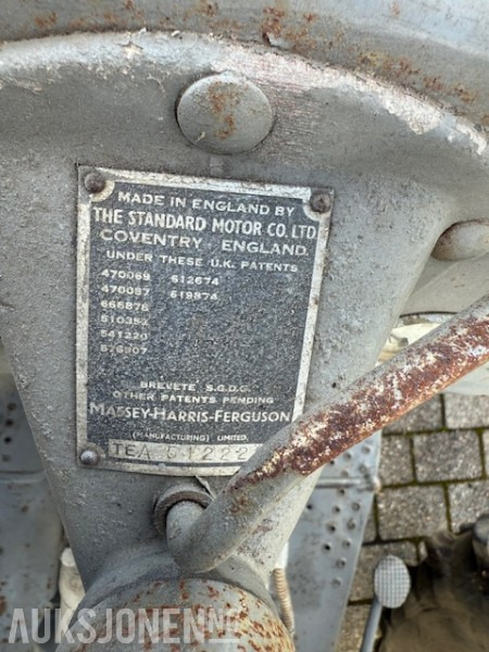 1960 Massey Ferguson Gråtass - Traktor: foto 5 1960 Massey Ferguson Gråtass - Traktor: foto 5