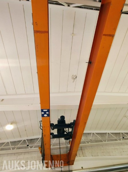 1997 Demag ZKKE Traverskran - Bredde 8500 mm - løftekapasitet 5 tonn - Vinç: foto 3 1997 Demag ZKKE Traverskran - Bredde 8500 mm - løftekapasitet 5 tonn - Vinç: foto 3