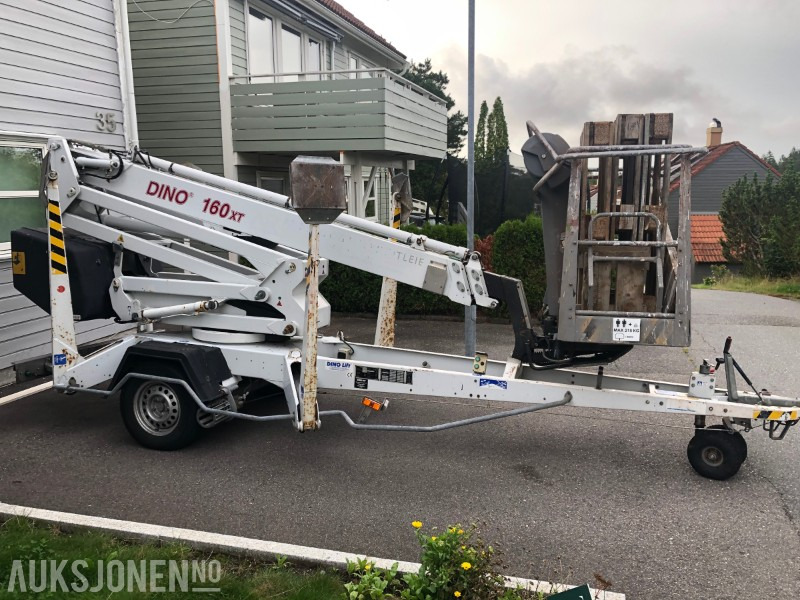 2008 Dino 160 XT Tilhengerlift - 16 meter - Strøm og Bensin - Platformë ajrore: foto 1 2008 Dino 160 XT Tilhengerlift - 16 meter - Strøm og Bensin - Platformë ajrore: foto 1