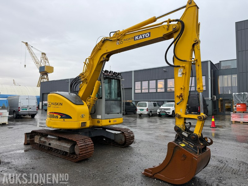 2008 Kato HD 308 US 8-tonns gravemaskin - Klepp hurtigfeste - Klepp graveskuff + pusseskuff m/tilt - 3927 timer - Ekskavator: foto 3 2008 Kato HD 308 US 8-tonns gravemaskin - Klepp hurtigfeste - Klepp graveskuff + pusseskuff m/tilt - 3927 timer - Ekskavator: foto 3
