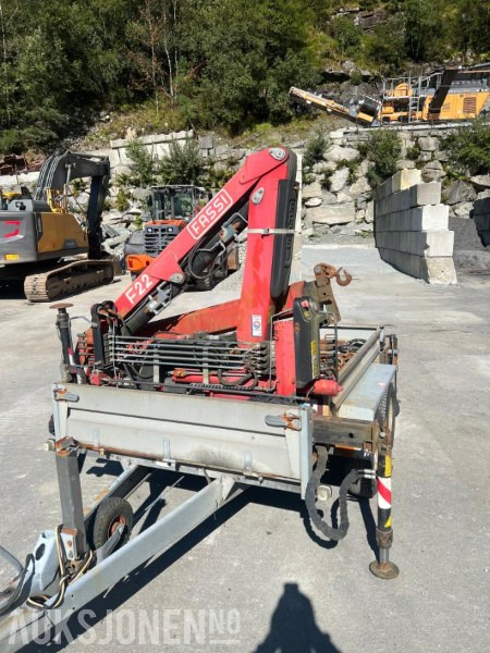 2008 Tysse tandemhenger med Fassi F22A.22 kran - klar til bruk, Nysertifisert! - Vinç: foto 5 2008 Tysse tandemhenger med Fassi F22A.22 kran - klar til bruk, Nysertifisert! - Vinç: foto 5