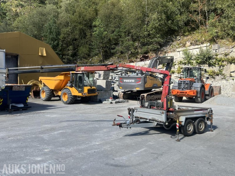 2008 Tysse tandemhenger med Fassi F22A.22 kran - klar til bruk, Nysertifisert! - Vinç: foto 1 2008 Tysse tandemhenger med Fassi F22A.22 kran - klar til bruk, Nysertifisert! - Vinç: foto 1
