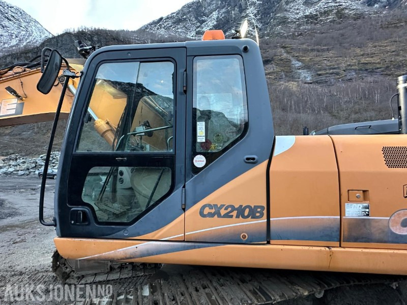 2009 Case CX210B Sertifisert Beltegraver m/Montabert CPA225E boretårn - Ekskavator: foto 4 2009 Case CX210B Sertifisert Beltegraver m/Montabert CPA225E boretårn - Ekskavator: foto 4