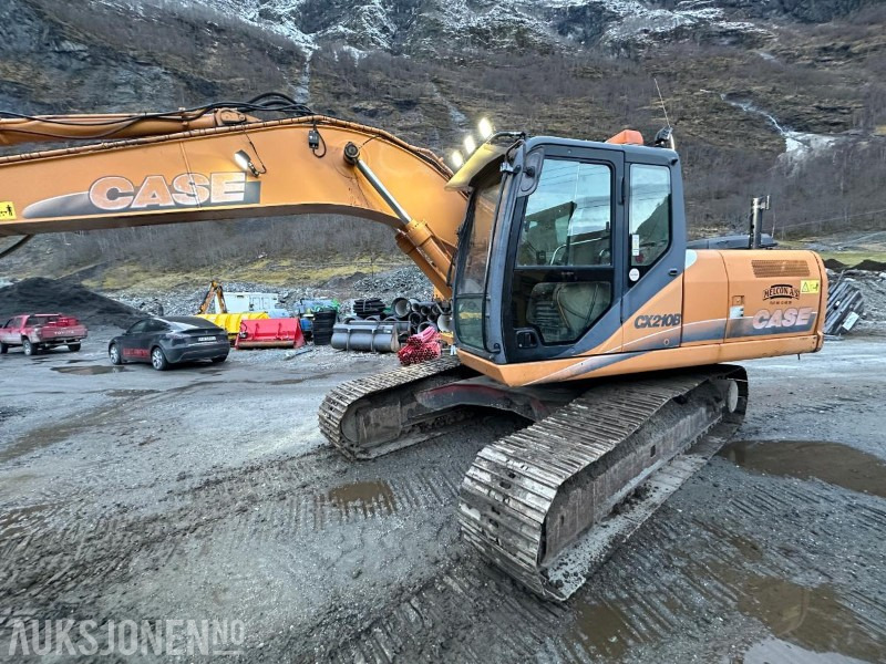 2009 Case CX210B Sertifisert Beltegraver m/Montabert CPA225E boretårn - Ekskavator: foto 2 2009 Case CX210B Sertifisert Beltegraver m/Montabert CPA225E boretårn - Ekskavator: foto 2