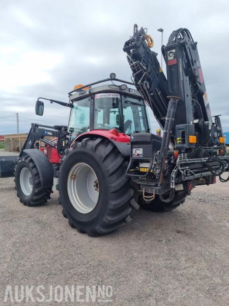 2010 Massey Ferguson 5470 Dyna 4 med Kran - Hiab 122E-5 HiDuo - Gaffler - Skuffe - 1453KM - Traktor: foto 2 2010 Massey Ferguson 5470 Dyna 4 med Kran - Hiab 122E-5 HiDuo - Gaffler - Skuffe - 1453KM - Traktor: foto 2