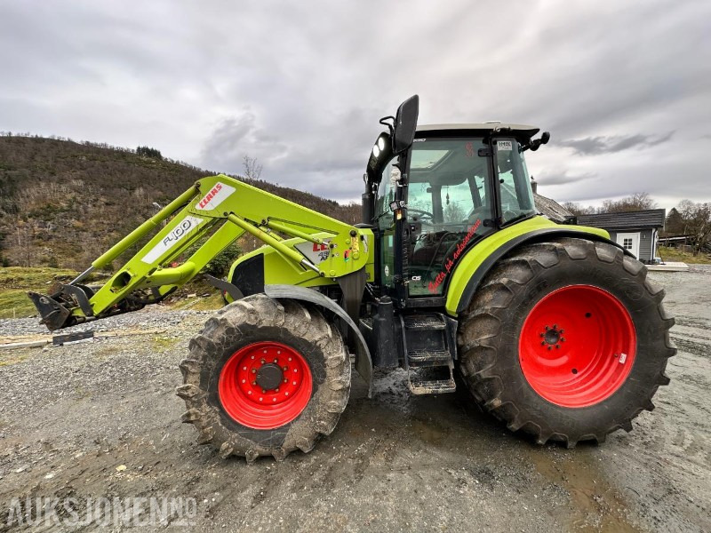 2011 Claas Arion 430 med FL100 frontlaster – 133 hk, nye dekk, kamera og hydraulisk redskapslås, 3755 timer - Traktor: foto 2 2011 Claas Arion 430 med FL100 frontlaster – 133 hk, nye dekk, kamera og hydraulisk redskapslås, 3755 timer - Traktor: foto 2