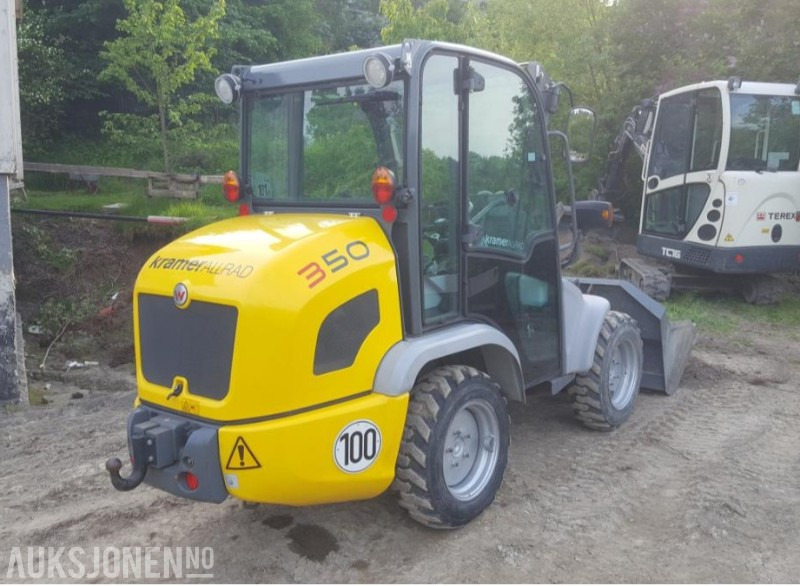 2012 KramerAllrad 350 Hjullaster - KUN 660 timer Mva-fri - Med original skuffe og pallegafler - Fadrom me goma: foto 5 2012 KramerAllrad 350 Hjullaster - KUN 660 timer Mva-fri - Med original skuffe og pallegafler - Fadrom me goma: foto 5