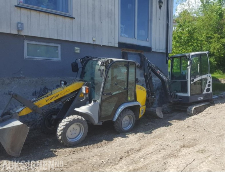 2012 KramerAllrad 350 Hjullaster - KUN 660 timer Mva-fri - Med original skuffe og pallegafler - Fadrom me goma: foto 2 2012 KramerAllrad 350 Hjullaster - KUN 660 timer Mva-fri - Med original skuffe og pallegafler - Fadrom me goma: foto 2