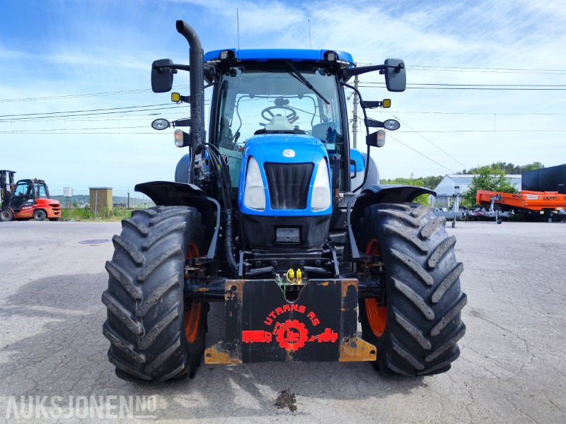 2013 New Holland T6.160 – 150 hk – Brøyteplate – Klar for nye oppdrag! - Traktor: foto 3 2013 New Holland T6.160 – 150 hk – Brøyteplate – Klar for nye oppdrag! - Traktor: foto 3