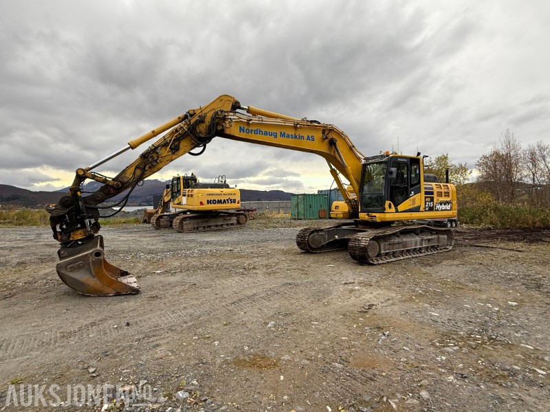 2014 Komatsu Hb 215-2 Gravemaskin - Leica GPS - Engcon Tilt - 7035T - Ekskavator: foto 1 2014 Komatsu Hb 215-2 Gravemaskin - Leica GPS - Engcon Tilt - 7035T - Ekskavator: foto 1