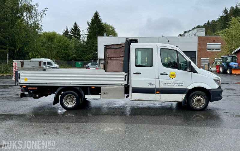 2014 Mercedes-Benz Sprinter 516 CDI planbil, 5-tonn, dobbelkabin, bakløft, lysbjelke - Kamion me karroceri të hapur: foto 4 2014 Mercedes-Benz Sprinter 516 CDI planbil, 5-tonn, dobbelkabin, bakløft, lysbjelke - Kamion me karroceri të hapur: foto 4