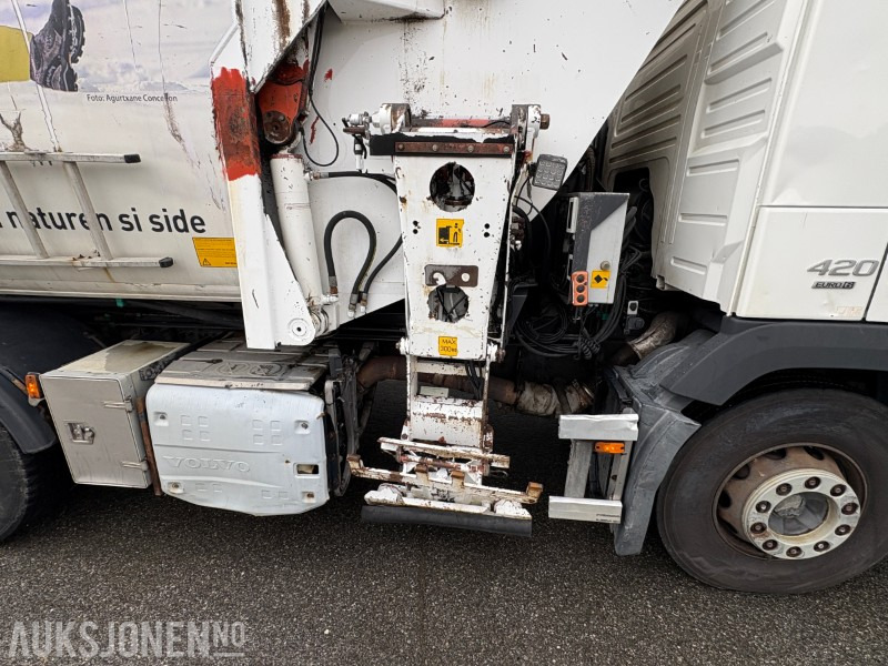 2014 Volvo FM420 EURO 6 sidelaster / komprimatorbil / renovasjonsbil - leveres med ny EU godkjenning - Kamion mbeturinash: foto 5 2014 Volvo FM420 EURO 6 sidelaster / komprimatorbil / renovasjonsbil - leveres med ny EU godkjenning - Kamion mbeturinash: foto 5