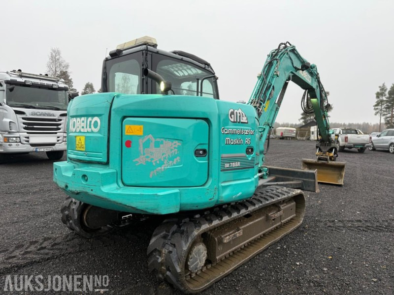 2015 Kobelco SK85MSR-3E Gummibelter, Engcon tiltrotator, 6213 timer - Ekskavator: foto 5 2015 Kobelco SK85MSR-3E Gummibelter, Engcon tiltrotator, 6213 timer - Ekskavator: foto 5