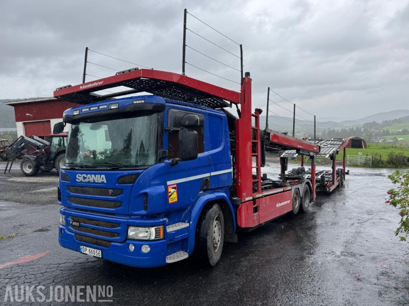 2015 Scania P 450 biltransport med henger / EU-godkjent - Autotransportues: foto 1 2015 Scania P 450 biltransport med henger / EU-godkjent - Autotransportues: foto 1