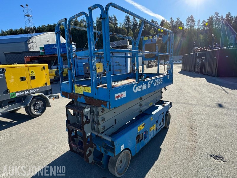 2016 Genie GS-2646 batteridreven sakselift / 10m / Årskontrollert - Platformë ajrore: foto 5 2016 Genie GS-2646 batteridreven sakselift / 10m / Årskontrollert - Platformë ajrore: foto 5