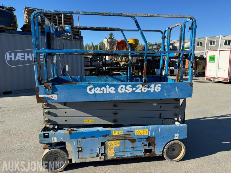 2016 Genie GS-2646 batteridreven sakselift / 10m / Årskontrollert - Platformë ajrore: foto 2 2016 Genie GS-2646 batteridreven sakselift / 10m / Årskontrollert - Platformë ajrore: foto 2
