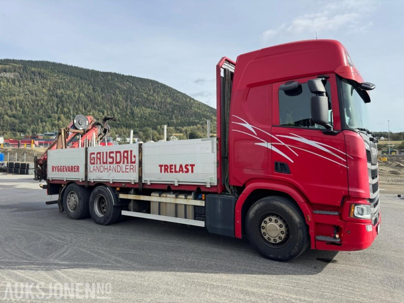 2017 Scania R500 planbil med HMF kran - Kamion me vinç: foto 5 2017 Scania R500 planbil med HMF kran - Kamion me vinç: foto 5